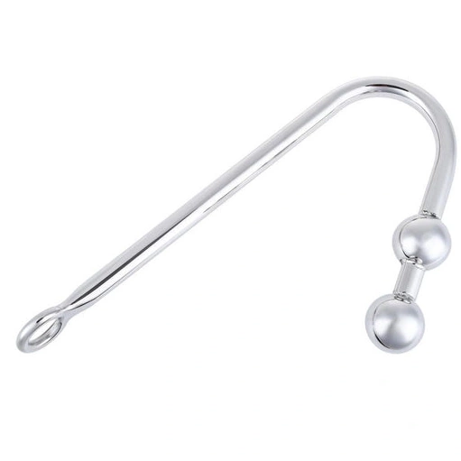 Anal Hook Stainless Two 4417 Pleasurable Balls Steel 0724